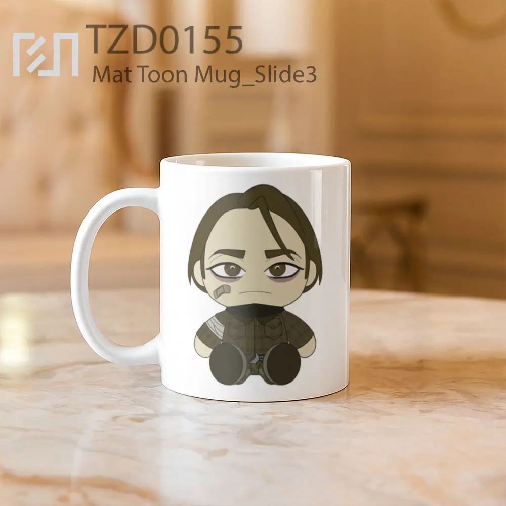 Mat Toon Mug - All-side / Desain