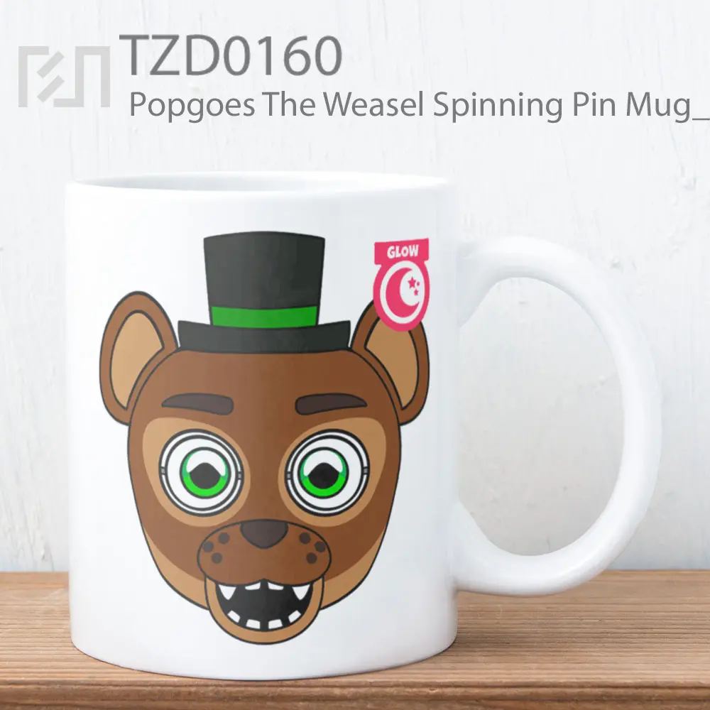 Popgoes The Weasel Spinning Pin Mug