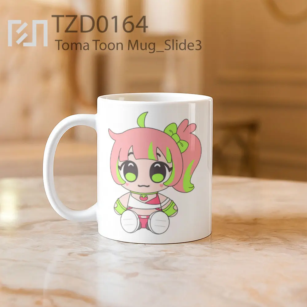Toma Toon Mug - All-side / Desain