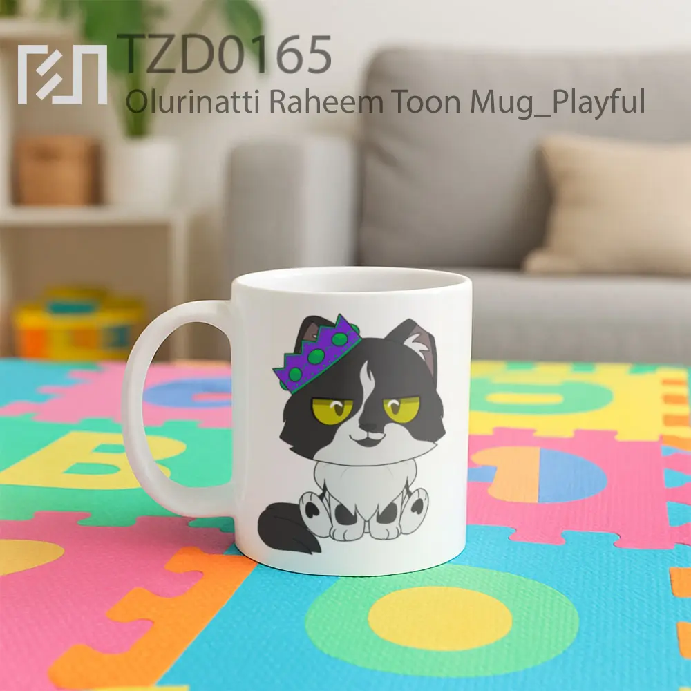 Olurinatti Raheem Toon Mug - All-side / Desain