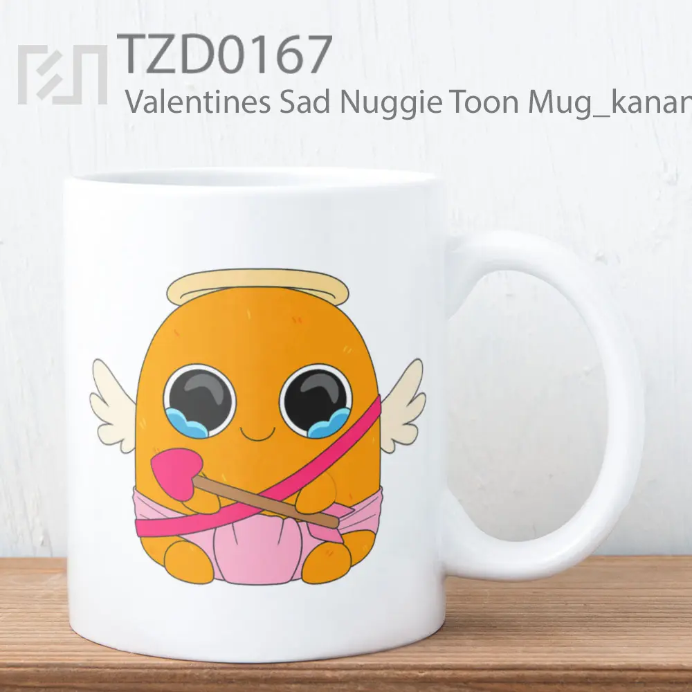 Valentines Sad Nuggie Toon Mug