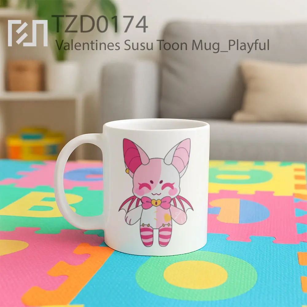 Valentines Susu Toon Mug - All-side / Desain
