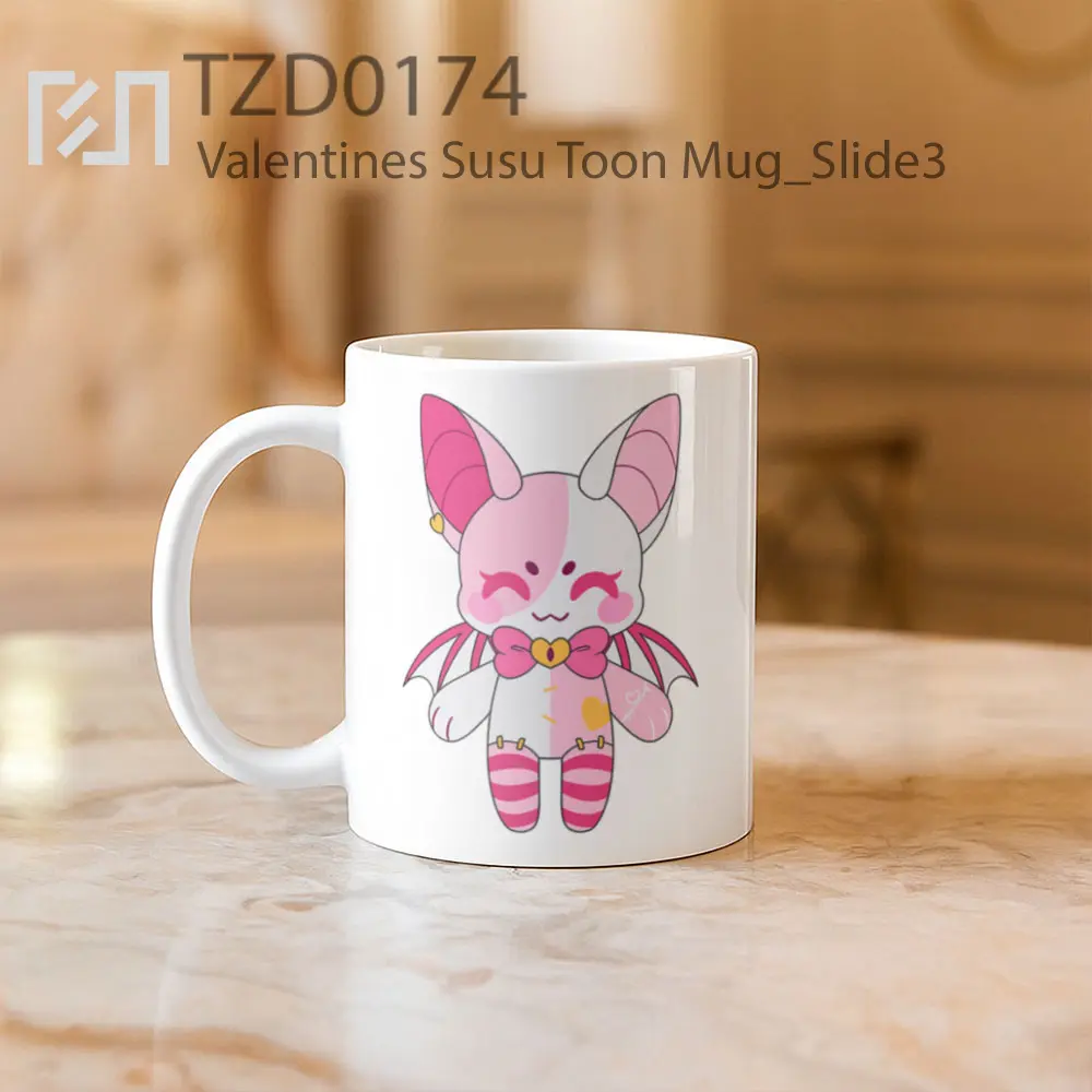Valentines Susu Toon Mug - All-side / Desain