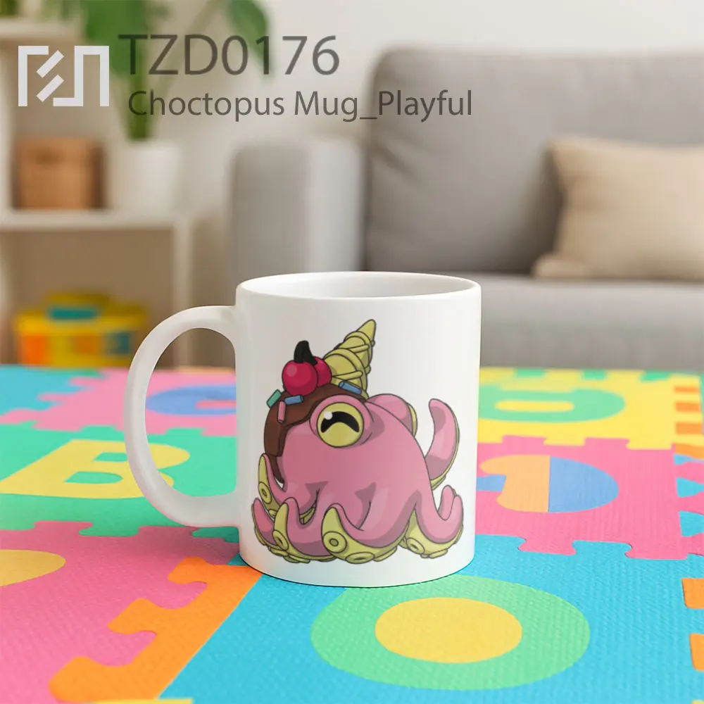 Choctopus Mug - All-side / Desain
