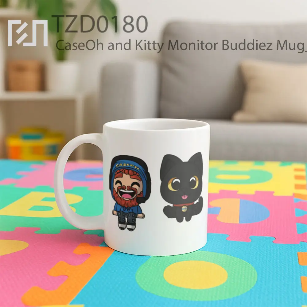 CaseOh and Kitty Monitor Buddiez Mug - All-side / Desain