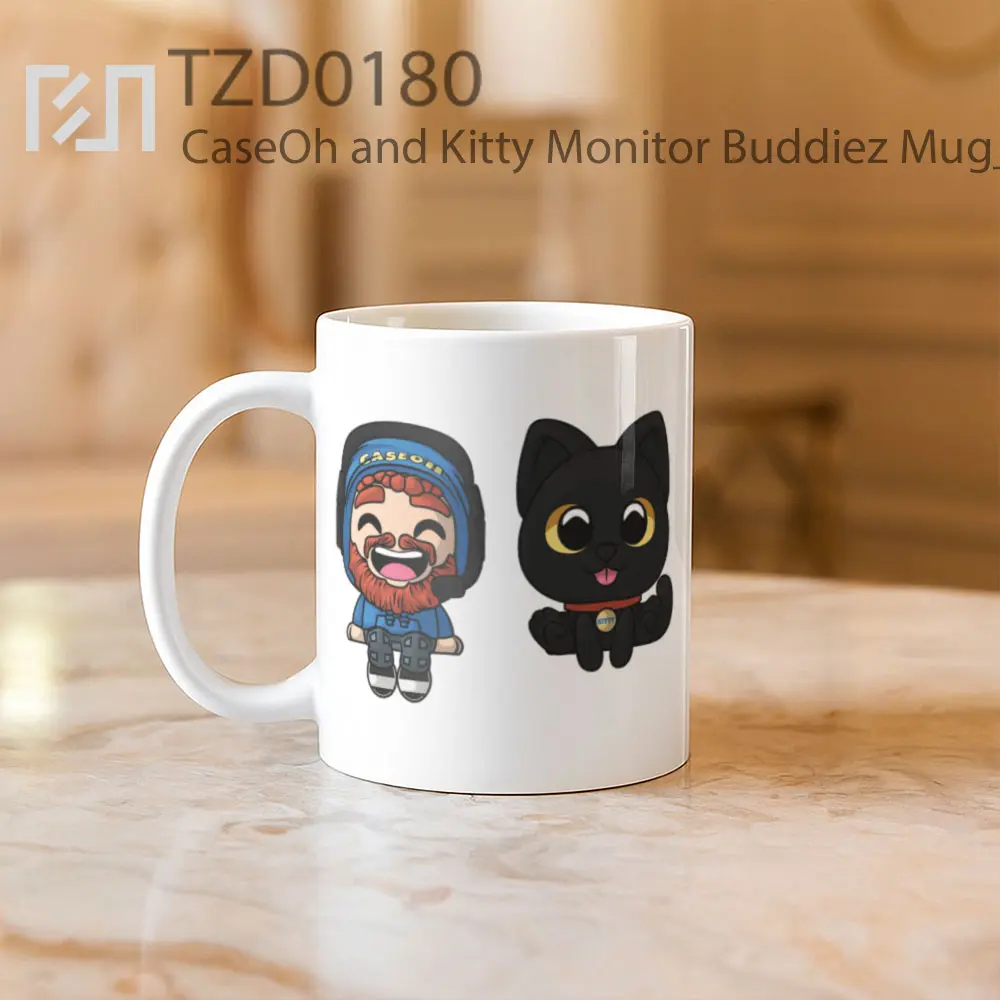 CaseOh and Kitty Monitor Buddiez Mug - All-side / Desain