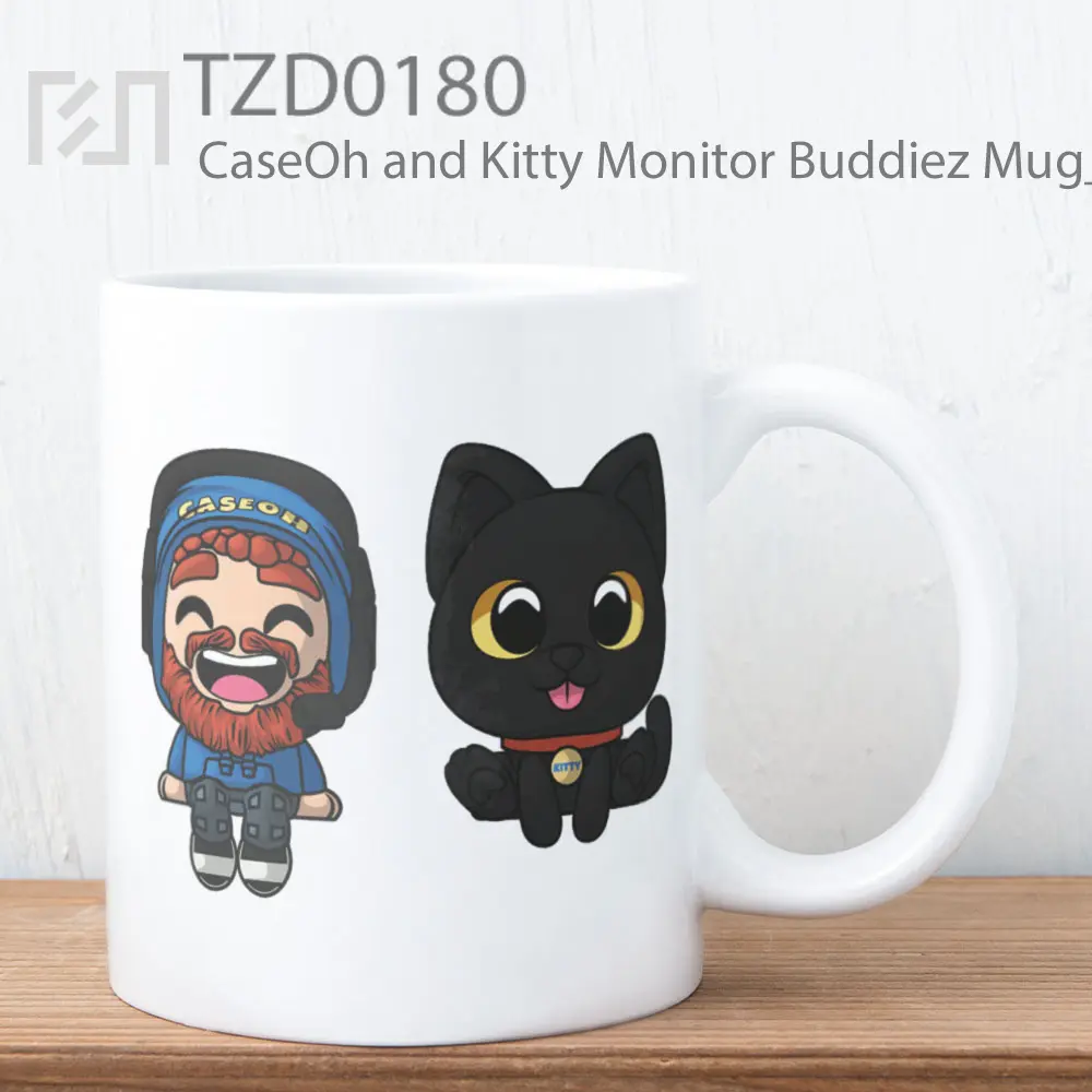 CaseOh and Kitty Monitor Buddiez Mug