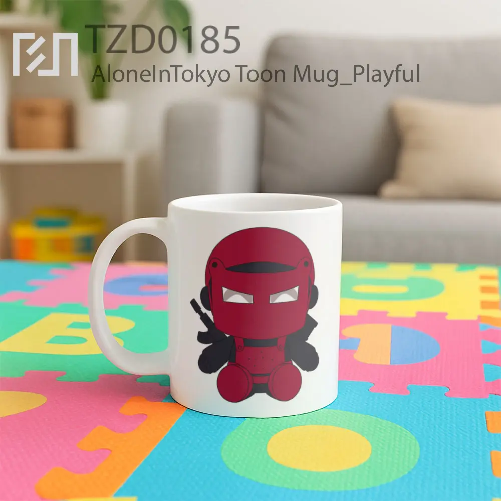 AloneInTokyo Toon Mug - All-side / Desain