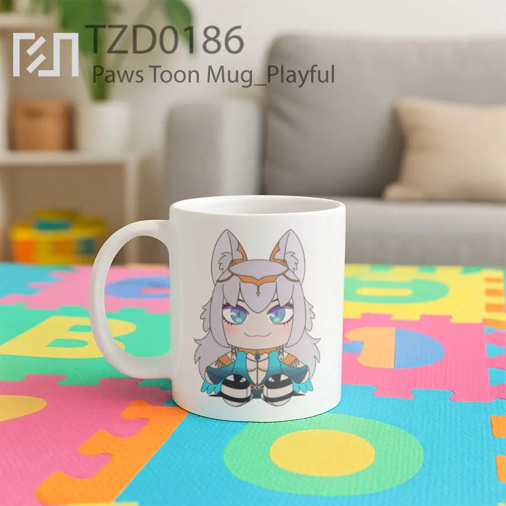 Paws Toon Mug - All-side / Desain