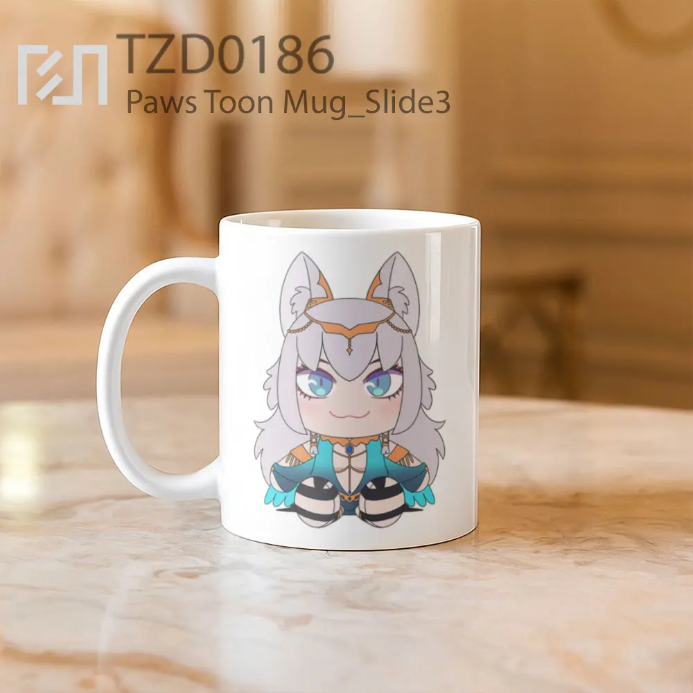 Paws Toon Mug - All-side / Desain