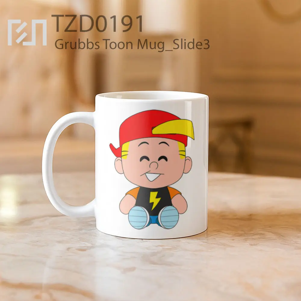 Grubbs Toon Mug - All-side / Desain
