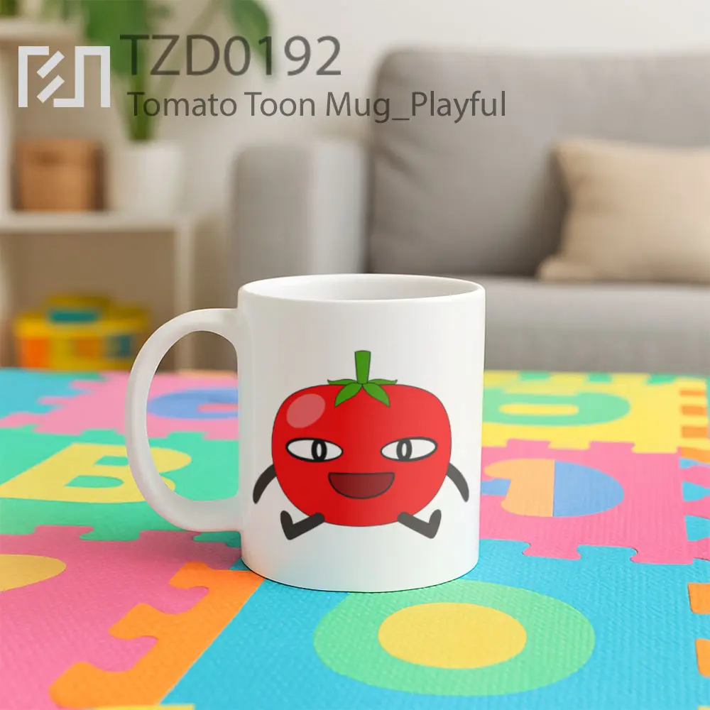 Tomato Toon Mug - All-side / Desain