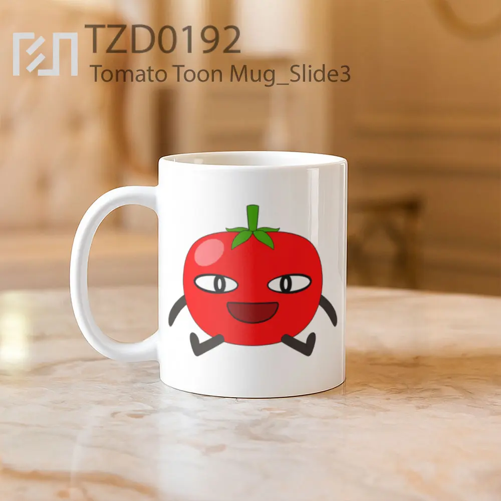 Tomato Toon Mug - All-side / Desain