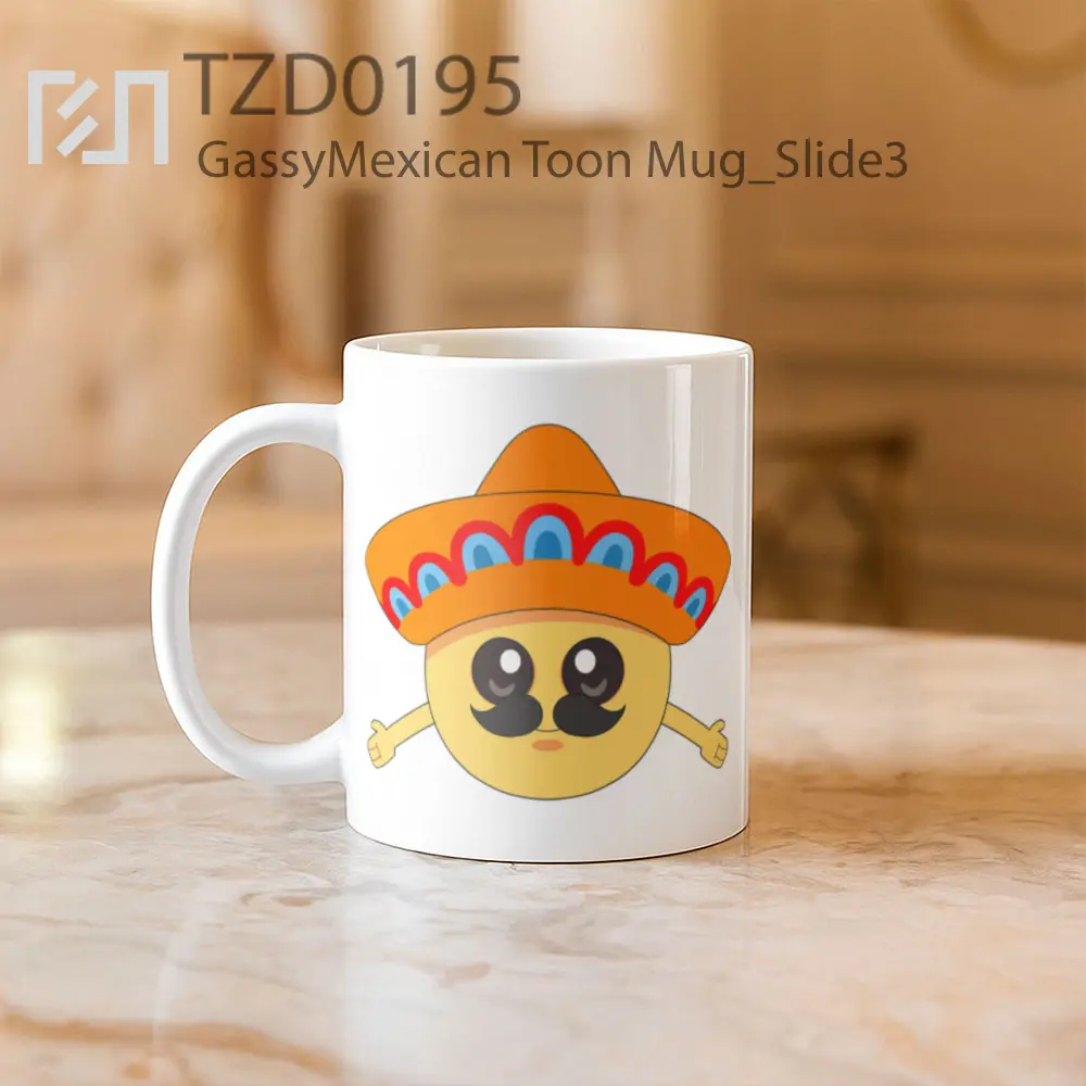 GassyMexican Toon Mug - All-side / Desain