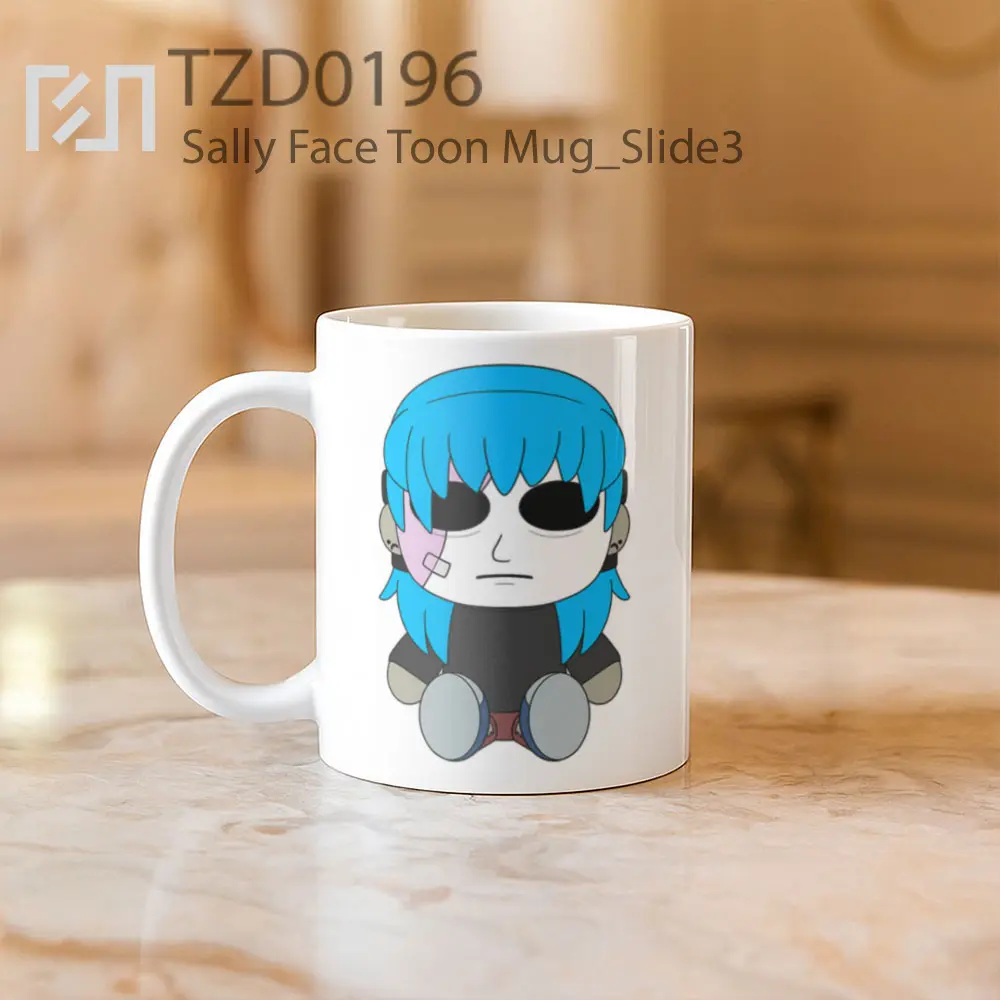 Sally Face Toon Mug - All-side / Desain