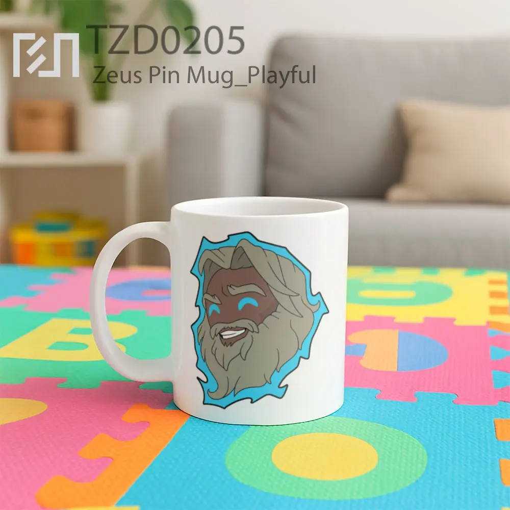 Zeus Pin Mug - All-side / Desain