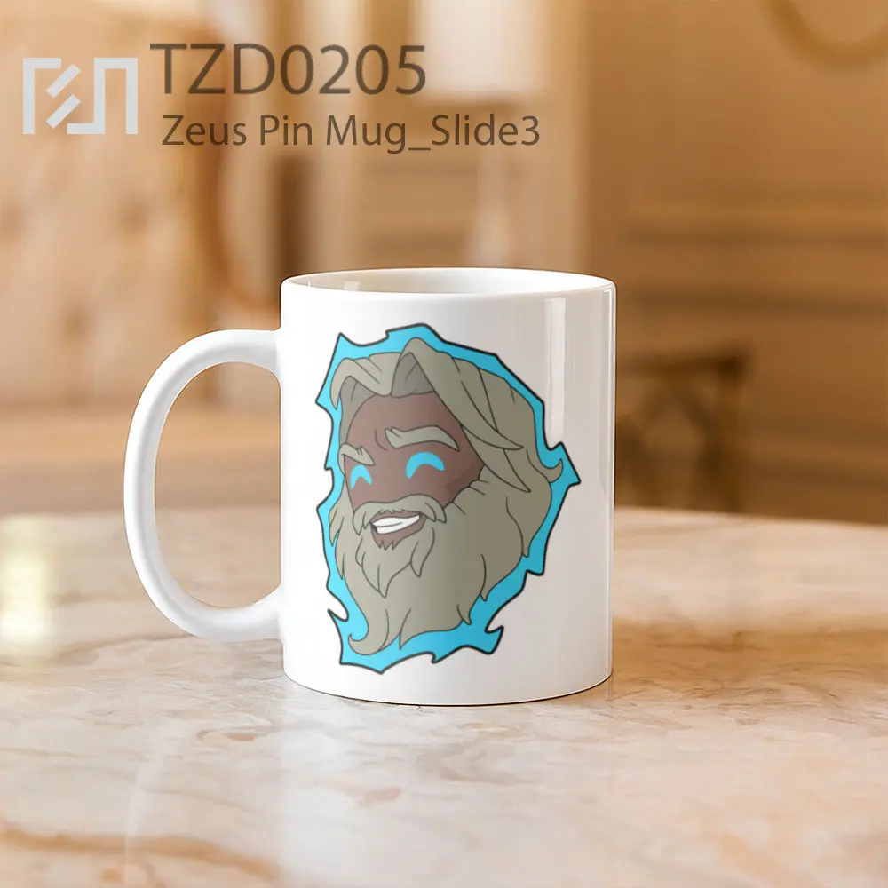 Zeus Pin Mug - All-side / Desain