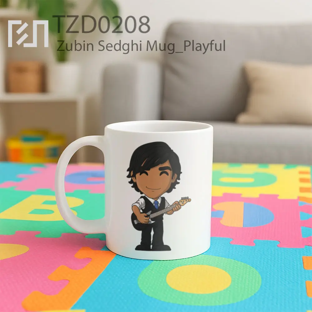 Zubin Sedghi Mug - All-side / Desain