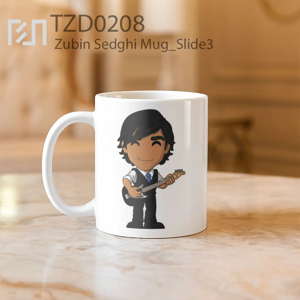 Zubin Sedghi Mug - All-side / Desain