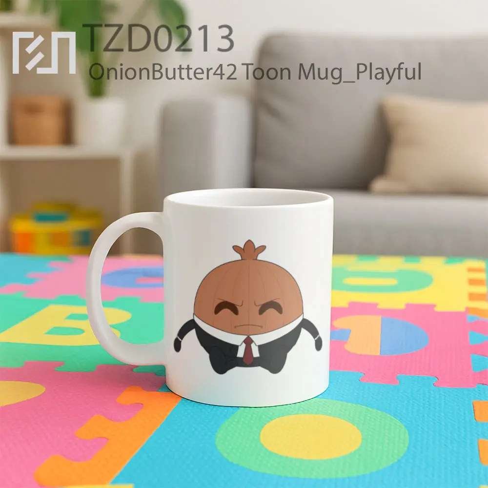 OnionButter42 Toon Mug - All-side / Desain