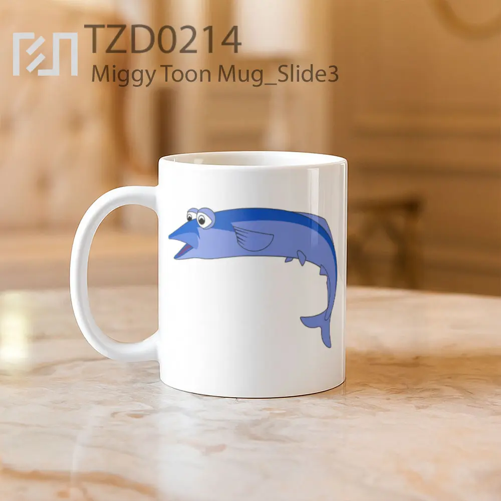Miggy Toon Mug - All-side / Desain