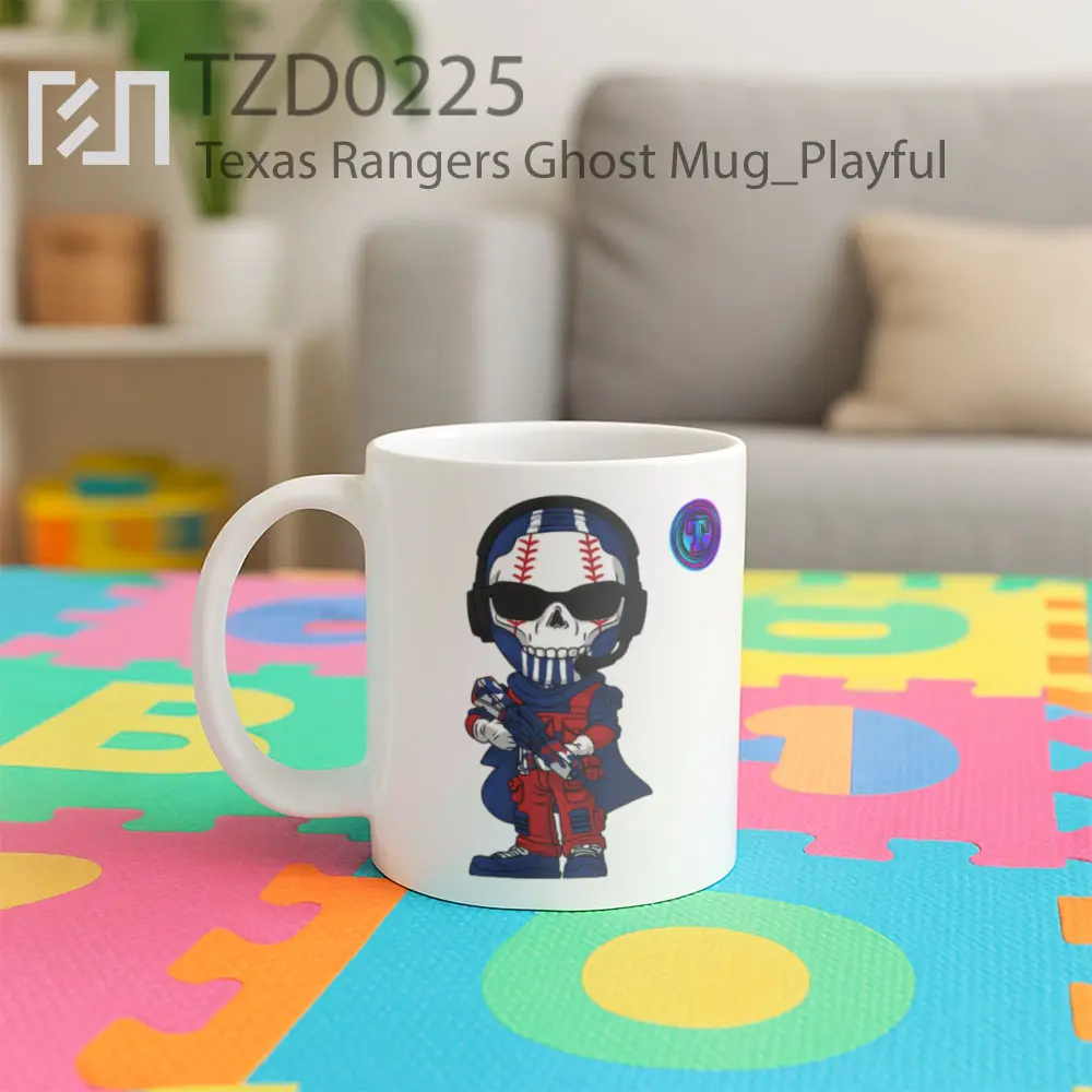 Texas Rangers Ghost Mug - All-side / Desain