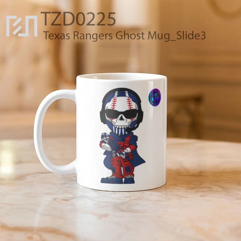 Texas Rangers Ghost Mug - All-side / Desain