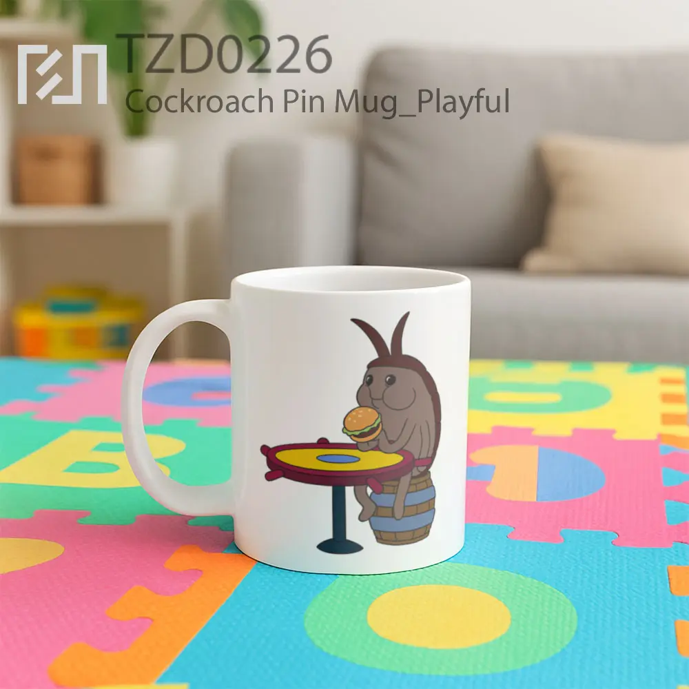 Cockroach Pin Mug - All-side / Desain