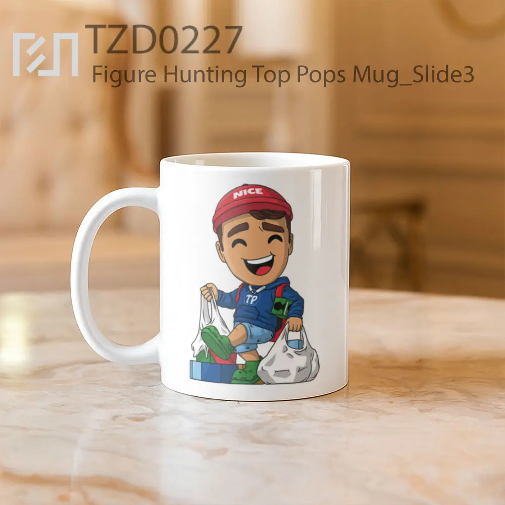 Figure Hunting Top Pops Mug - All-side / Desain