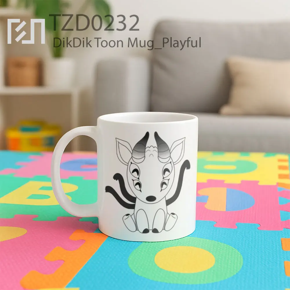 DikDik Toon Mug - All-side / Desain