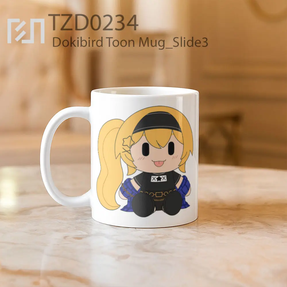 Dokibird Toon Mug - All-side / Desain