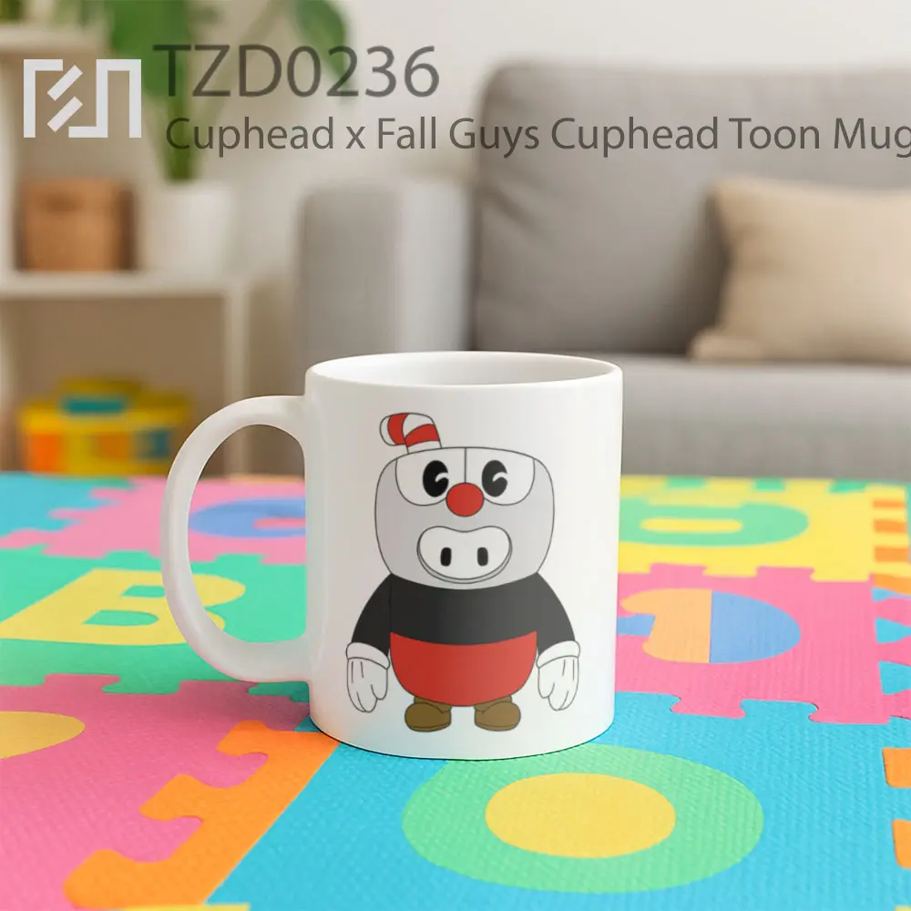 Cuphead x Fall Guys Cuphead Toon Mug - All-side / Desain