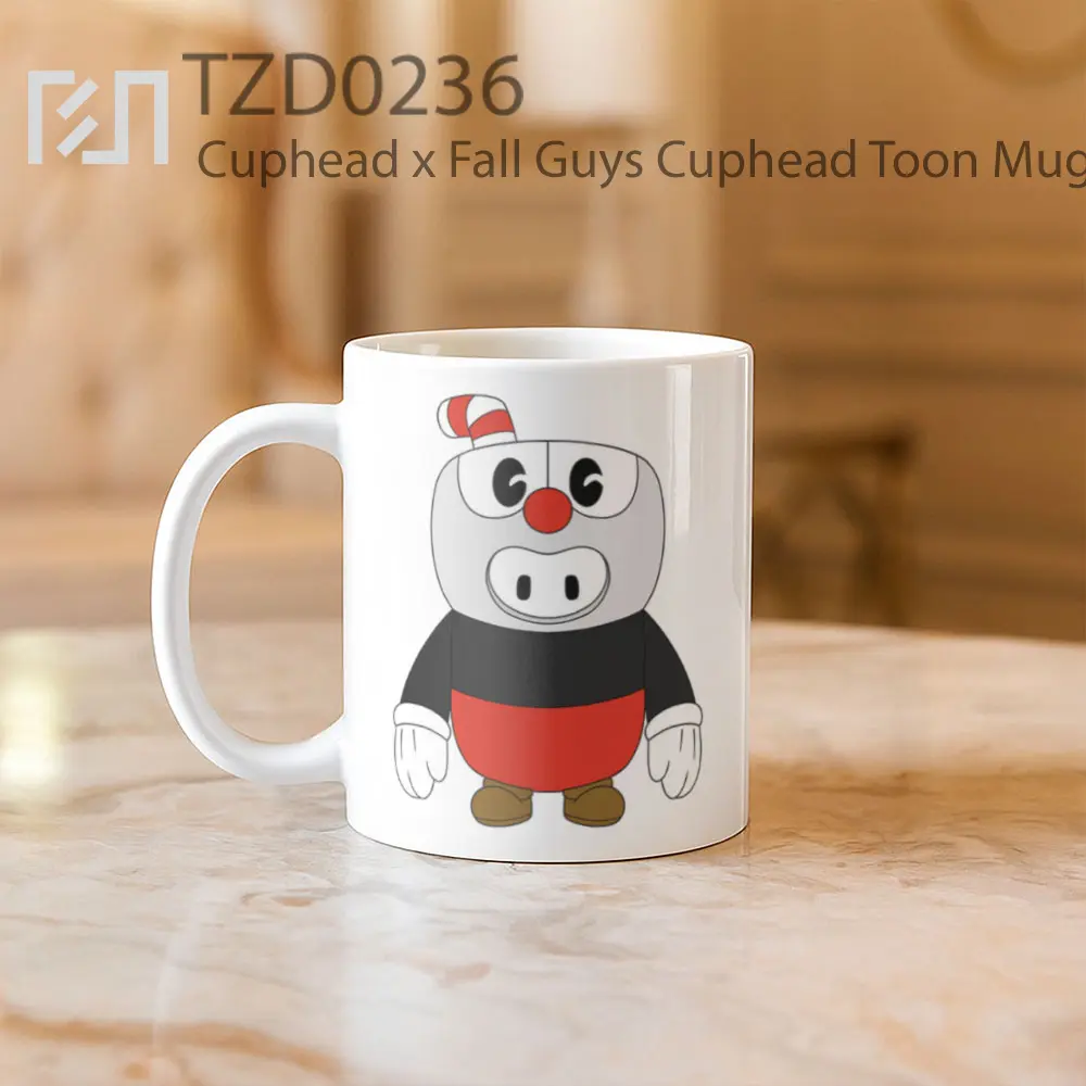 Cuphead x Fall Guys Cuphead Toon Mug - All-side / Desain