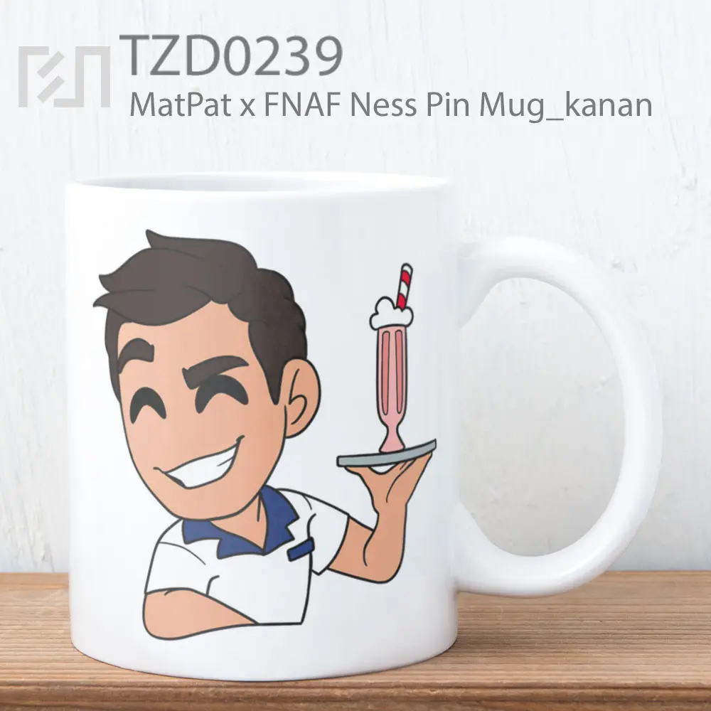 MatPat x FNAF Ness Pin Mug