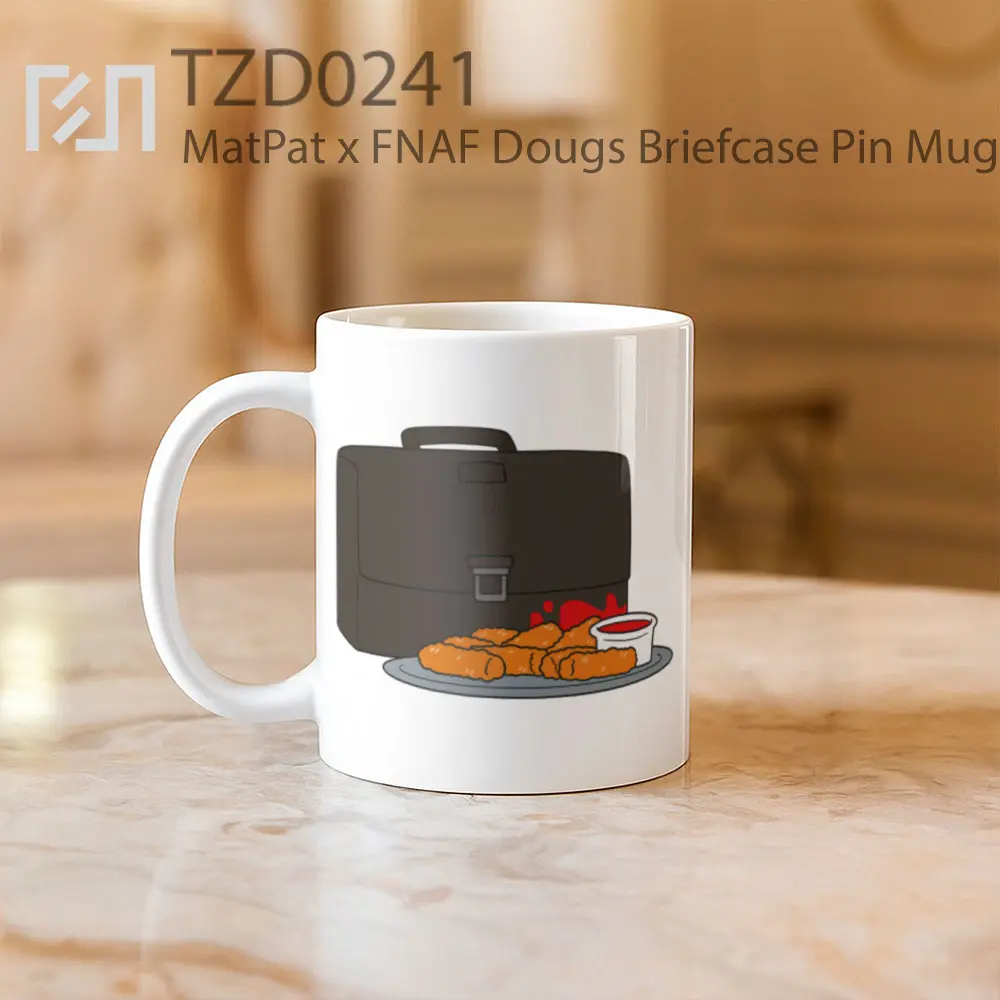 MatPat x FNAF Dougs Briefcase Pin Mug - All-side / Desain