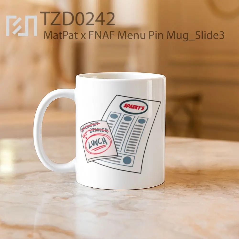 MatPat x FNAF Menu Pin Mug - All-side / Desain