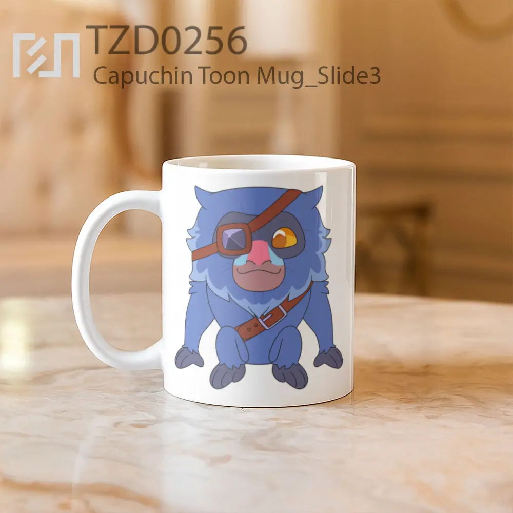 Capuchin Toon Mug - All-side / Desain