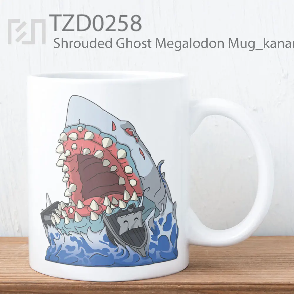 Shrouded Ghost Megalodon Mug