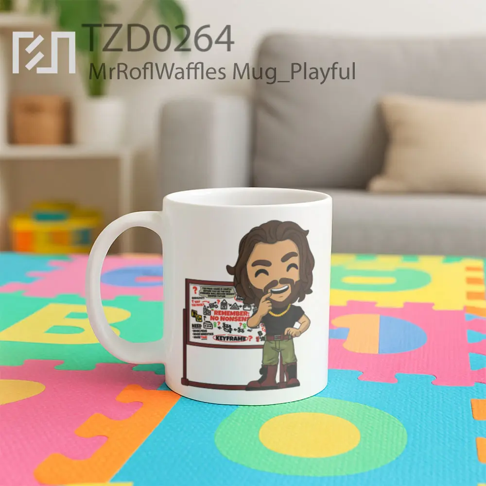 MrRoflWaffles Mug - All-side / Desain