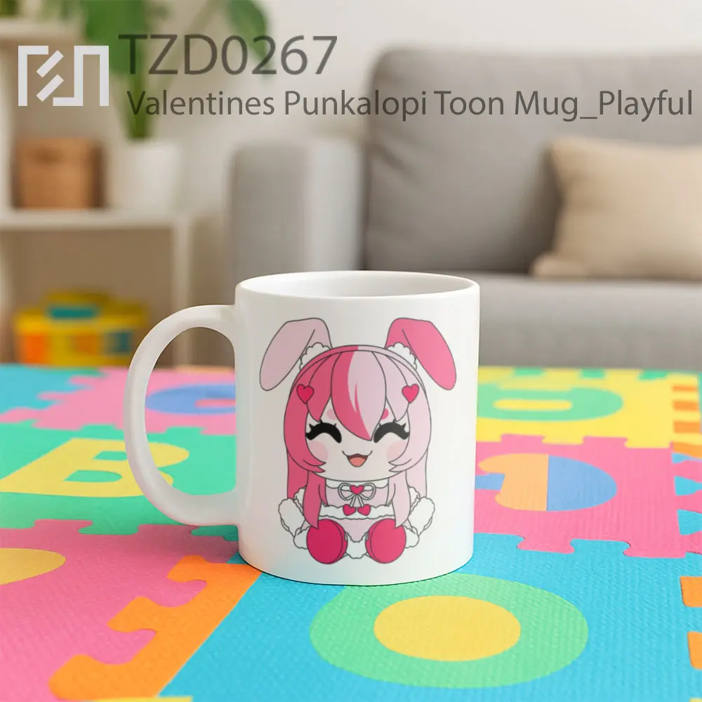 Valentines Punkalopi Toon Mug - All-side / Desain