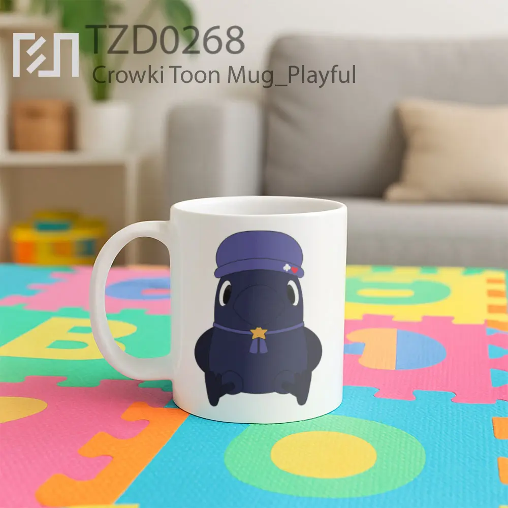 Crowki Toon Mug - All-side / Desain
