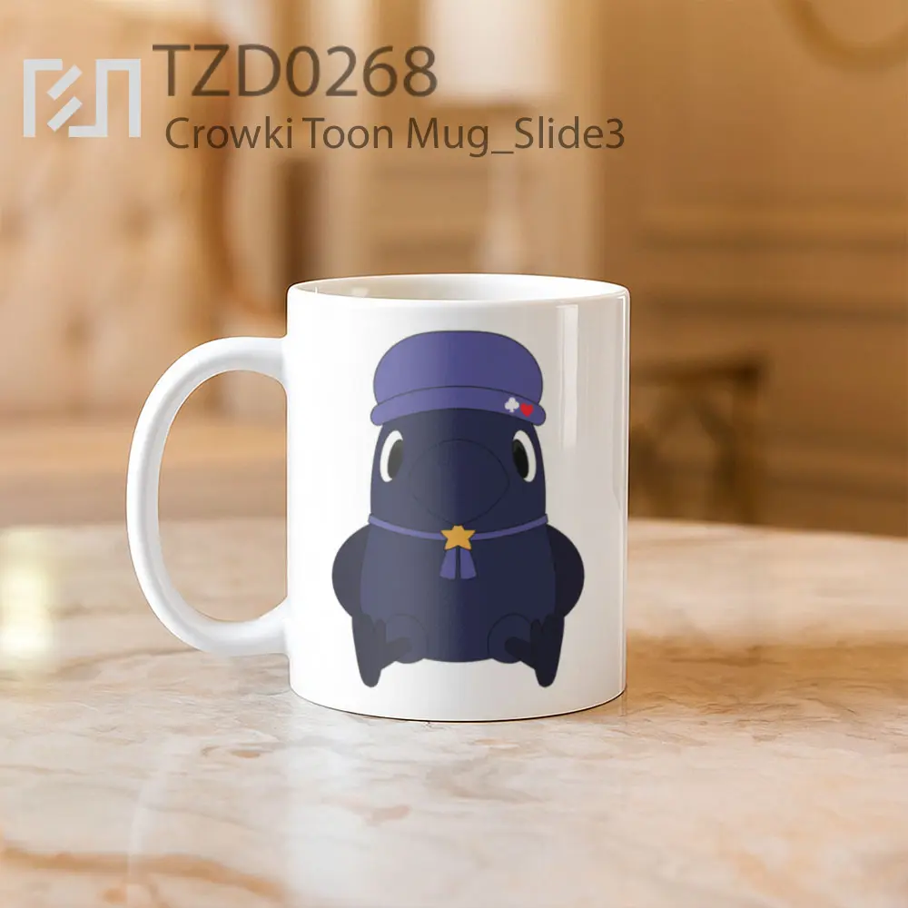 Crowki Toon Mug - All-side / Desain