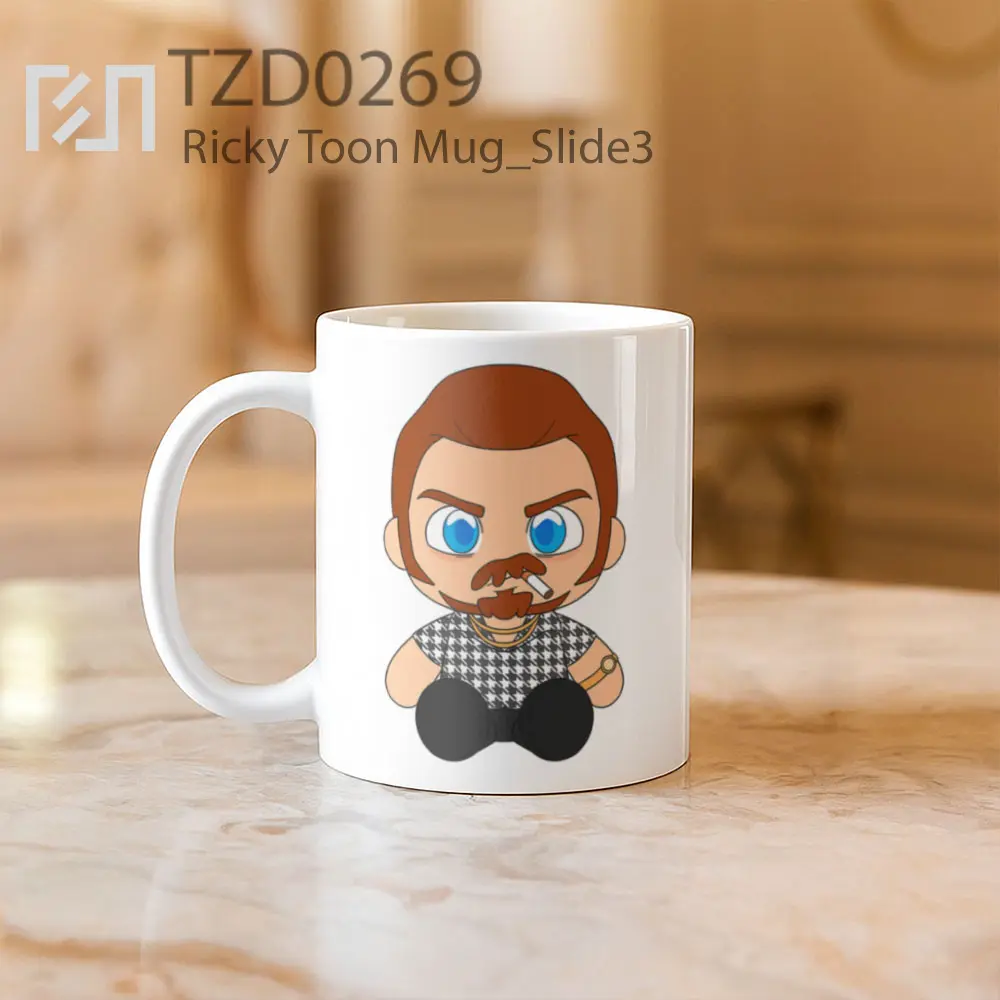 Ricky Toon Mug - All-side / Desain