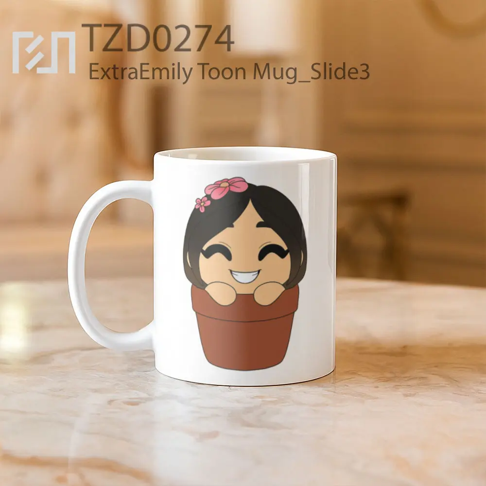 ExtraEmily Toon Mug - All-side / Desain