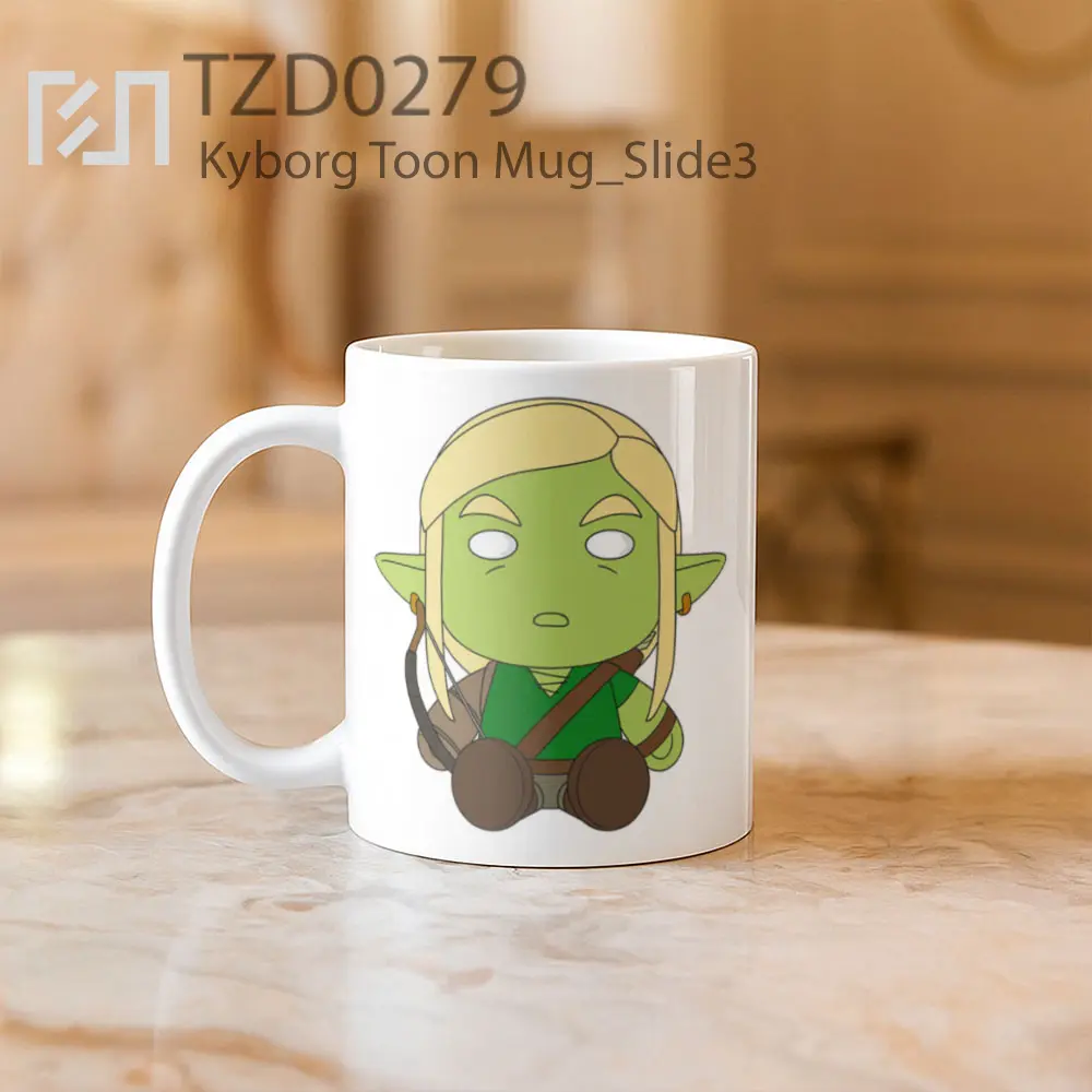 Kyborg Toon Mug - All-side / Desain