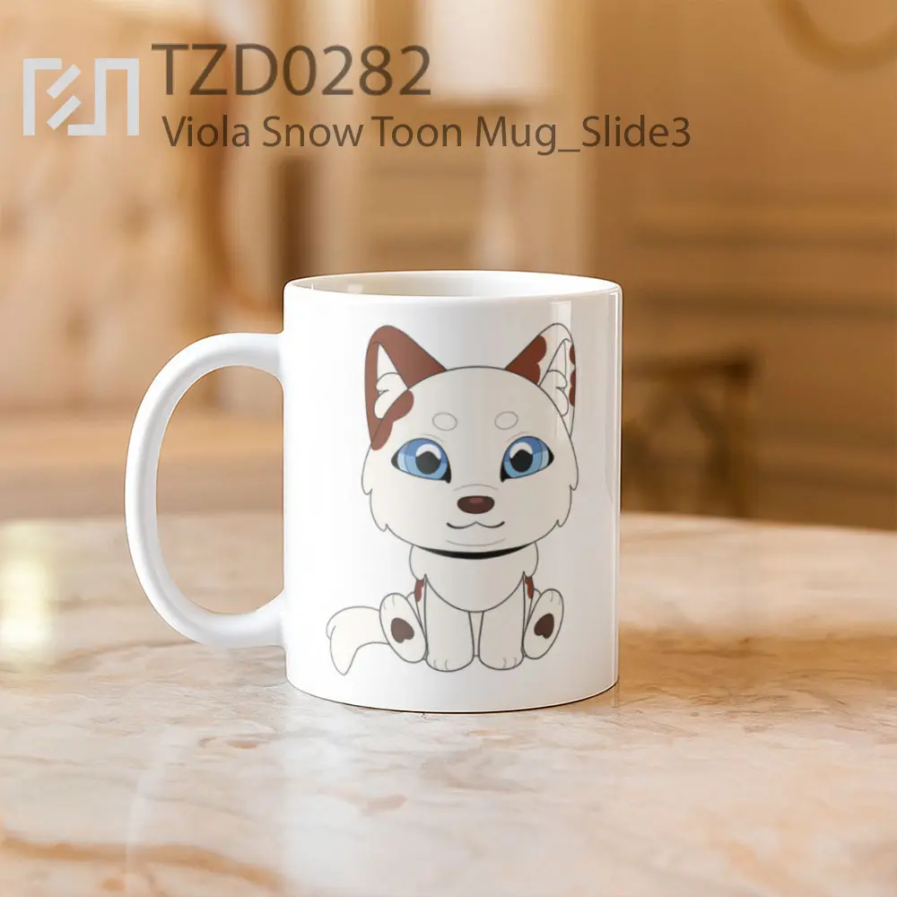 Viola Snow Toon Mug - All-side / Desain