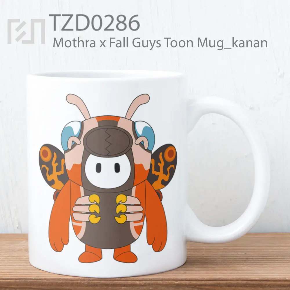 Mothra x Fall Guys Toon Mug