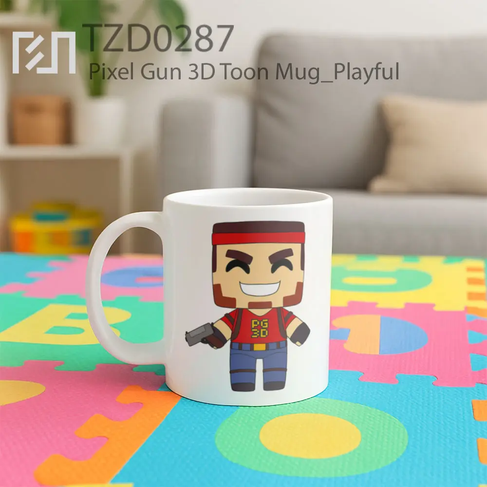 Pixel Gun 3D Toon Mug - All-side / Desain
