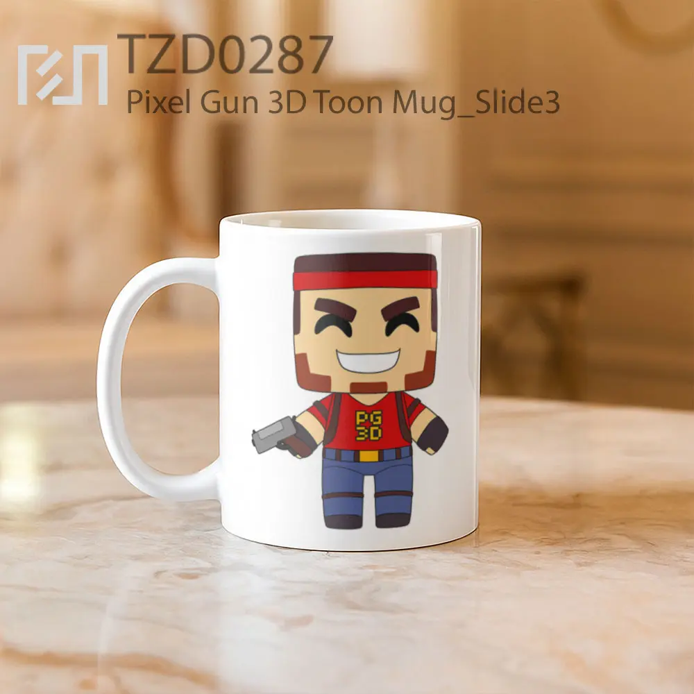 Pixel Gun 3D Toon Mug - All-side / Desain