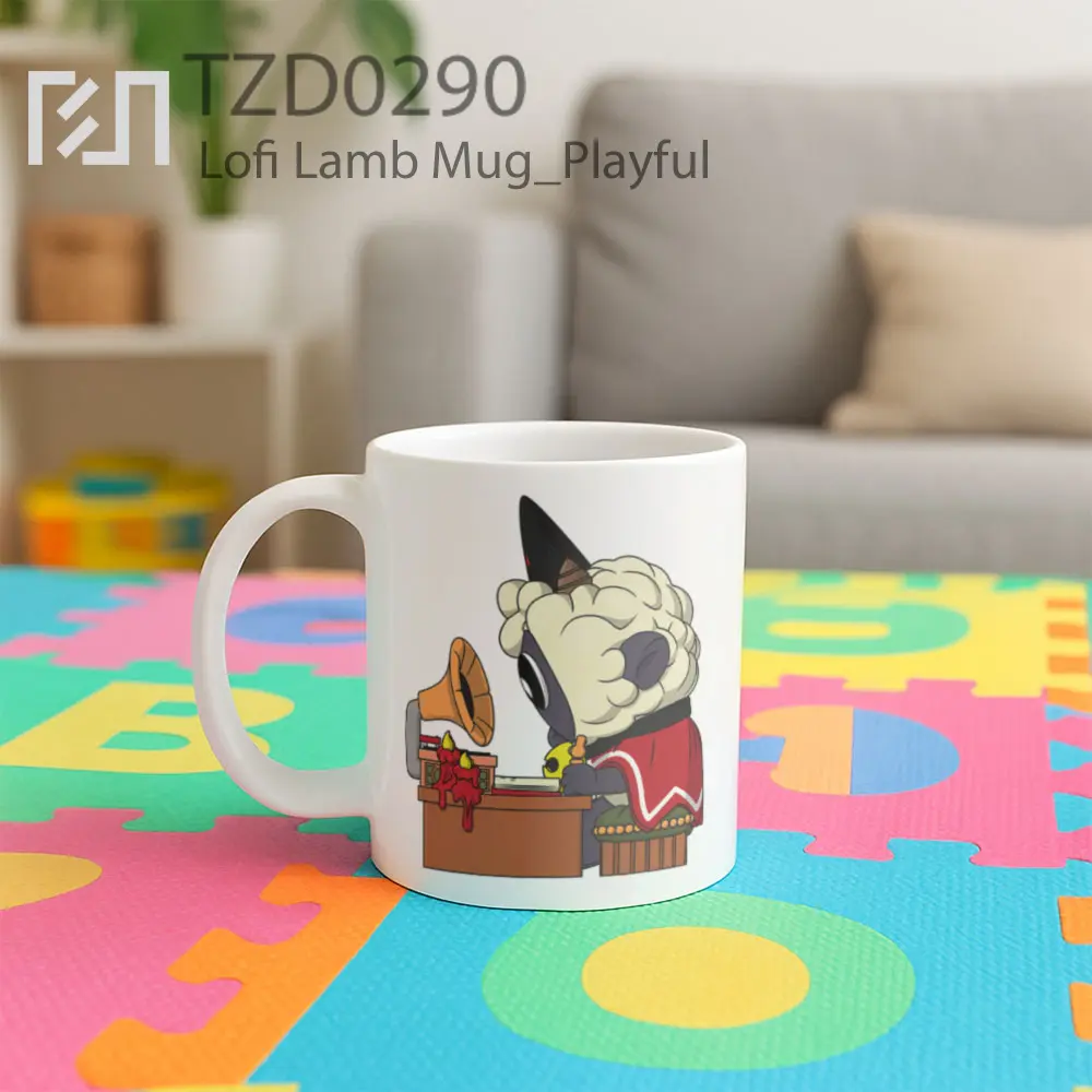 Lofi Lamb Mug - All-side / Desain
